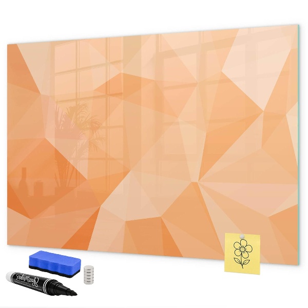 Dry erase board magnetic A colorful board for presenting photos