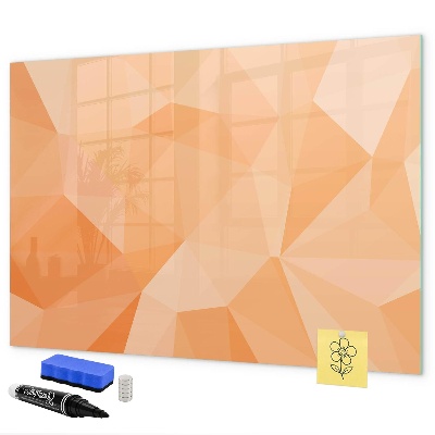 Dry erase board magnetic A colorful board for presenting photos