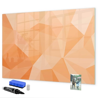 Dry erase board magnetic A colorful board for presenting photos