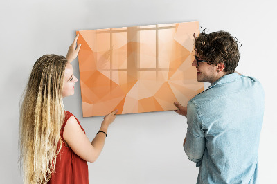 Dry erase board magnetic A colorful board for presenting photos