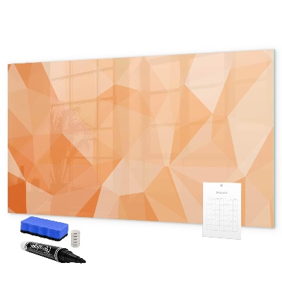 Dry erase board magnetic A colorful board for presenting photos