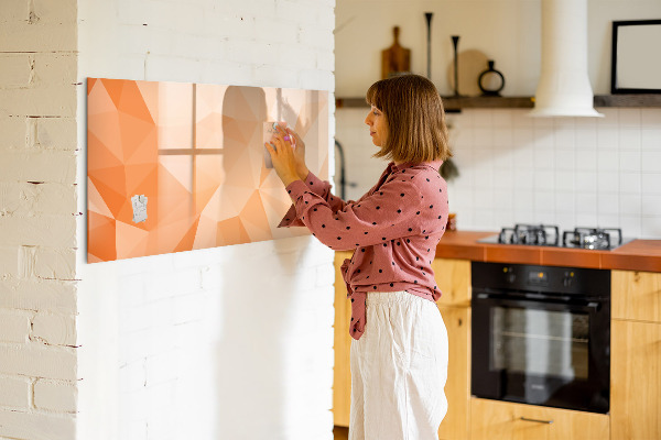 Dry erase board magnetic A colorful board for presenting photos