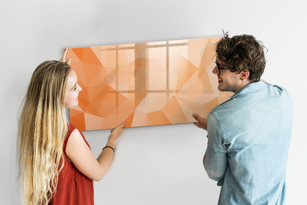 Dry erase board magnetic A colorful board for presenting photos