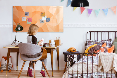 Dry erase board magnetic A colorful board for presenting photos