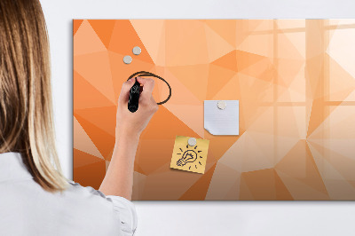 Dry erase board magnetic A colorful board for presenting photos