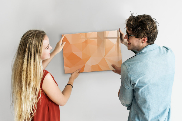 Dry erase board magnetic A colorful board for presenting photos