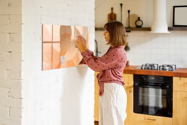 Dry erase board magnetic A colorful board for presenting photos