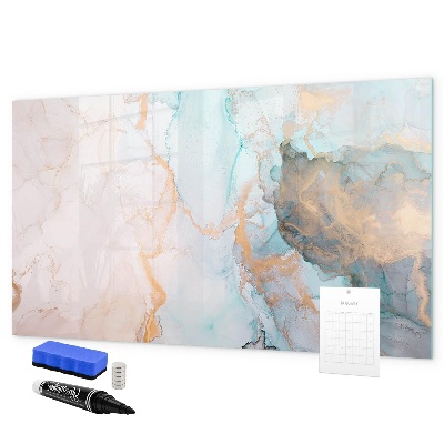 Magnetic dry erase board Stylish board for photos and notes