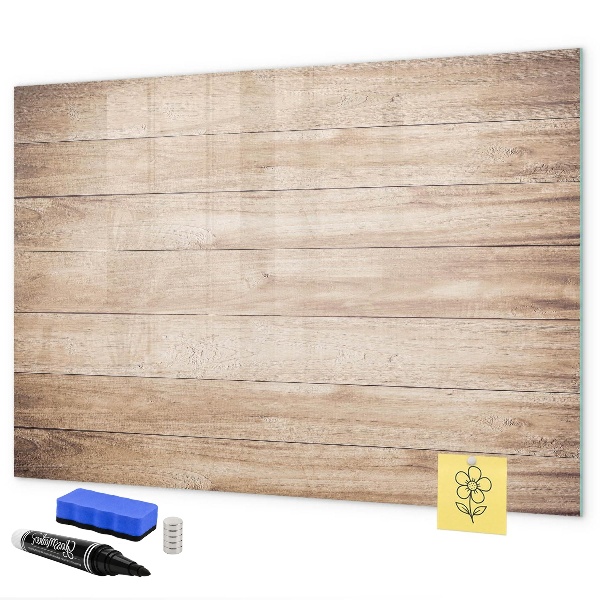 Magnetic dry erase board A stylish board for notes and photos