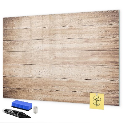 Magnetic dry erase board A stylish board for notes and photos