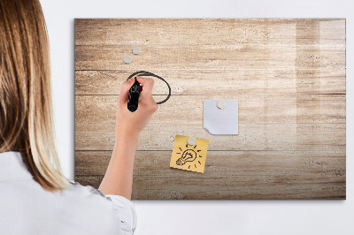 Magnetic dry erase board A stylish board for notes and photos