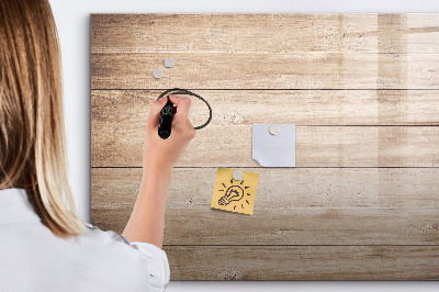 Magnetic dry erase board A stylish board for notes and photos