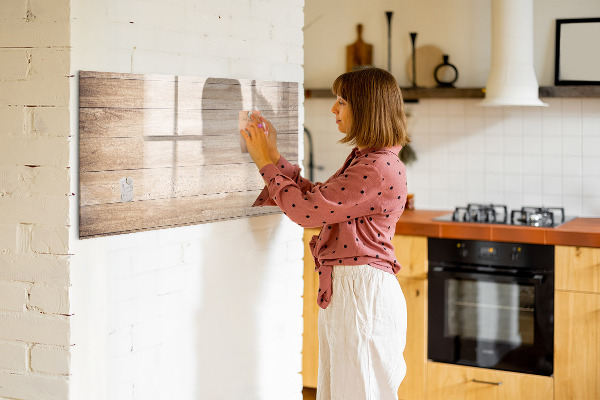 Magnetic dry erase board A stylish board for notes and photos