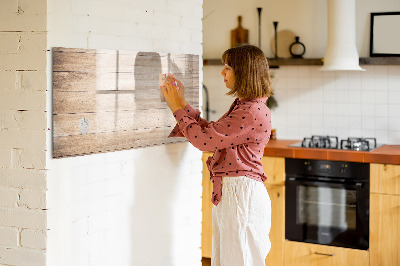 Magnetic dry erase board A stylish board for notes and photos