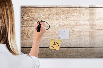 Magnetic dry erase board A stylish board for notes and photos