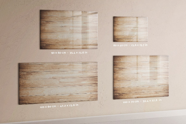 Magnetic dry erase board A stylish board for notes and photos