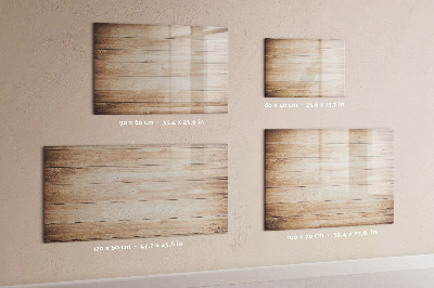 Magnetic dry erase board A stylish board for notes and photos