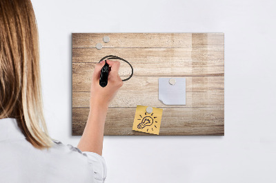 Magnetic dry erase board A stylish board for notes and photos