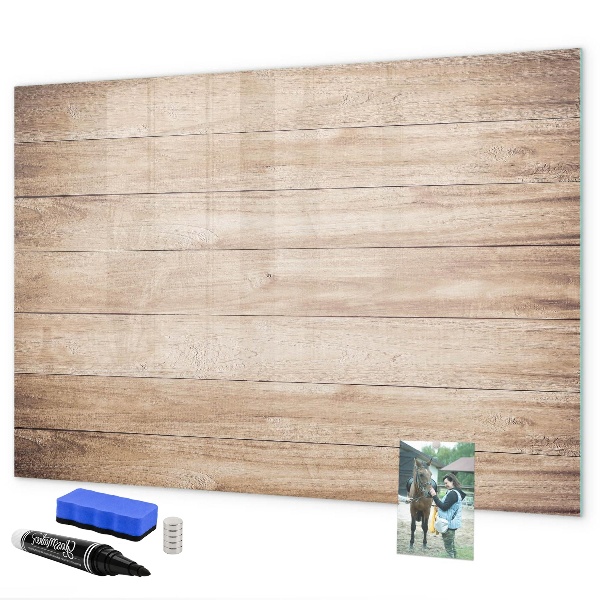 Magnetic dry erase board A stylish board for notes and photos