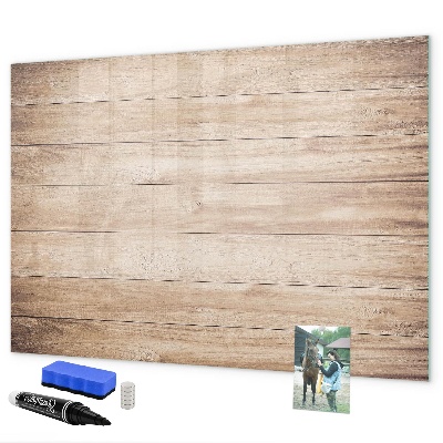 Magnetic dry erase board A stylish board for notes and photos
