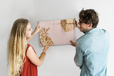 Dry erase board magnetic A stylish board for presenting photos
