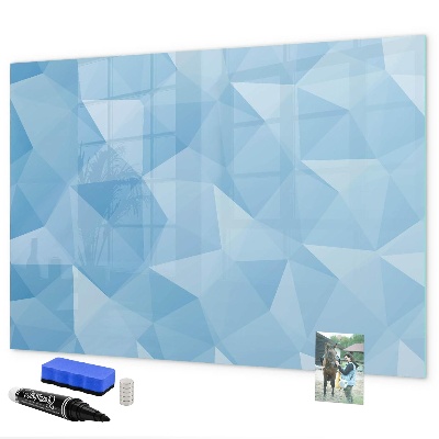 Magnetic dry erase board A colorful board for notes and photos