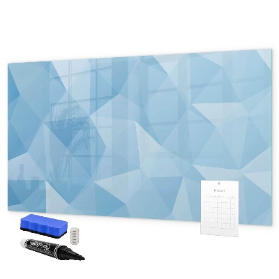 Magnetic dry erase board A colorful board for notes and photos
