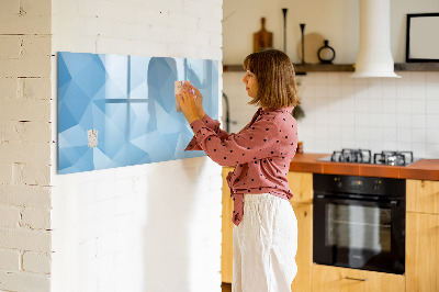 Magnetic dry erase board A colorful board for notes and photos