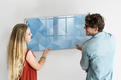 Magnetic dry erase board A colorful board for notes and photos