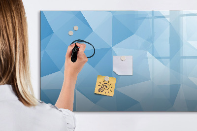 Magnetic dry erase board A colorful board for notes and photos