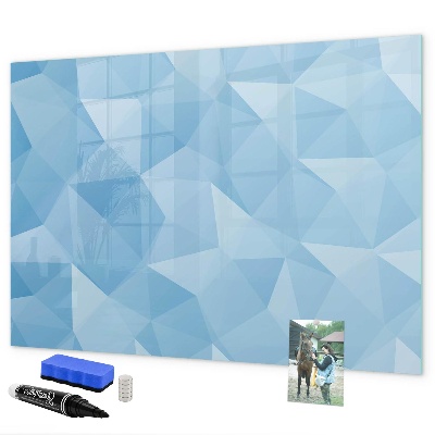 Magnetic dry erase board A colorful board for notes and photos