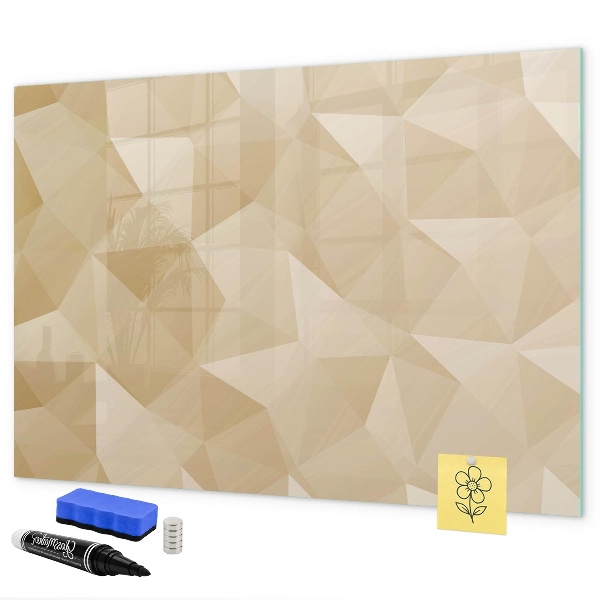 Dry erase board magnetic Modern board for notes and photos
