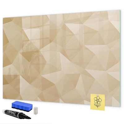 Dry erase board magnetic Modern board for notes and photos