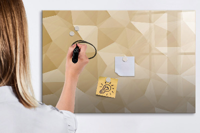 Dry erase board magnetic Modern board for notes and photos