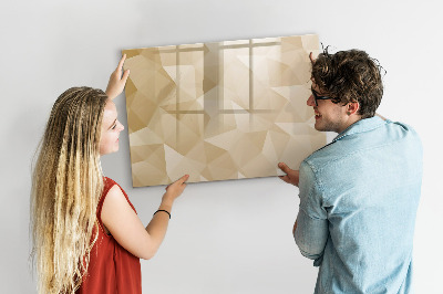 Dry erase board magnetic Modern board for notes and photos