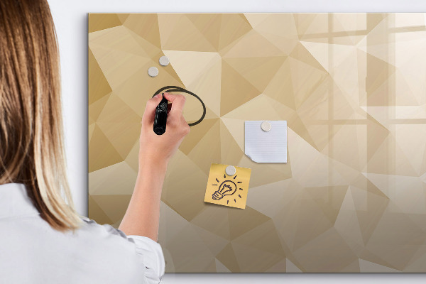 Dry erase board magnetic Modern board for notes and photos