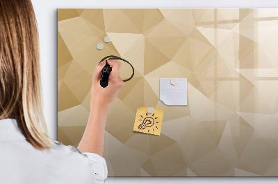 Dry erase board magnetic Modern board for notes and photos
