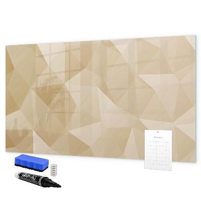 Dry erase board magnetic Modern board for notes and photos