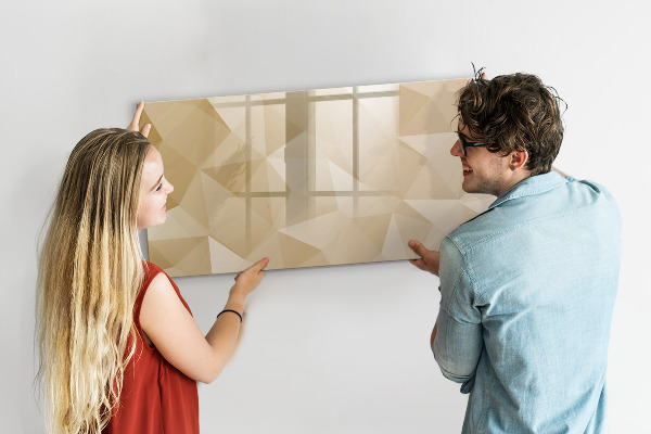 Dry erase board magnetic Modern board for notes and photos