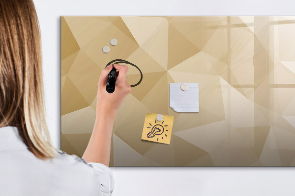 Dry erase board magnetic Modern board for notes and photos