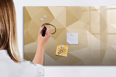 Dry erase board magnetic Modern board for notes and photos