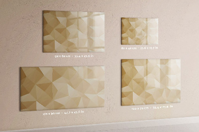 Dry erase board magnetic Modern board for notes and photos