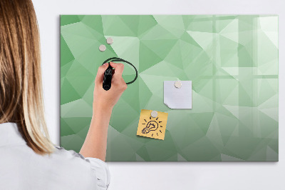 Magnetic dry erase board A colorful board for photos and notes
