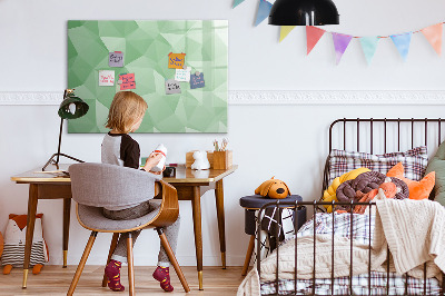 Magnetic dry erase board A colorful board for photos and notes