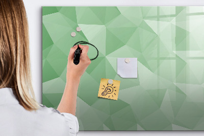 Magnetic dry erase board A colorful board for photos and notes