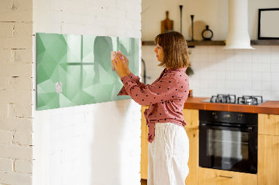 Magnetic dry erase board A colorful board for photos and notes