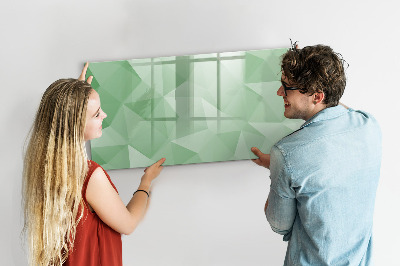 Magnetic dry erase board A colorful board for photos and notes