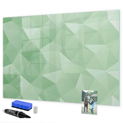 Magnetic dry erase board A colorful board for photos and notes