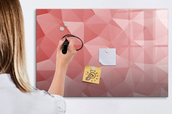 Dry erase board magnetic A colorful board for notes and photos