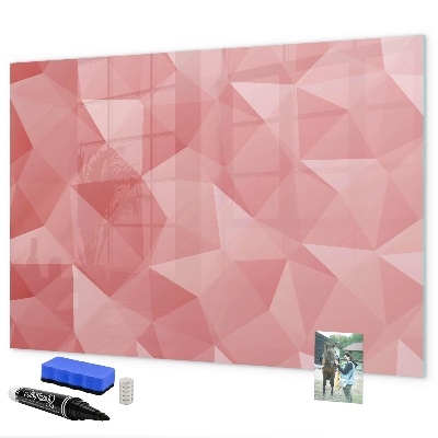 Dry erase board magnetic A colorful board for notes and photos